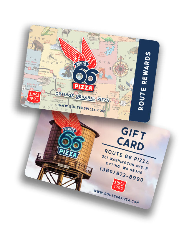 Route66 Gift Cards.